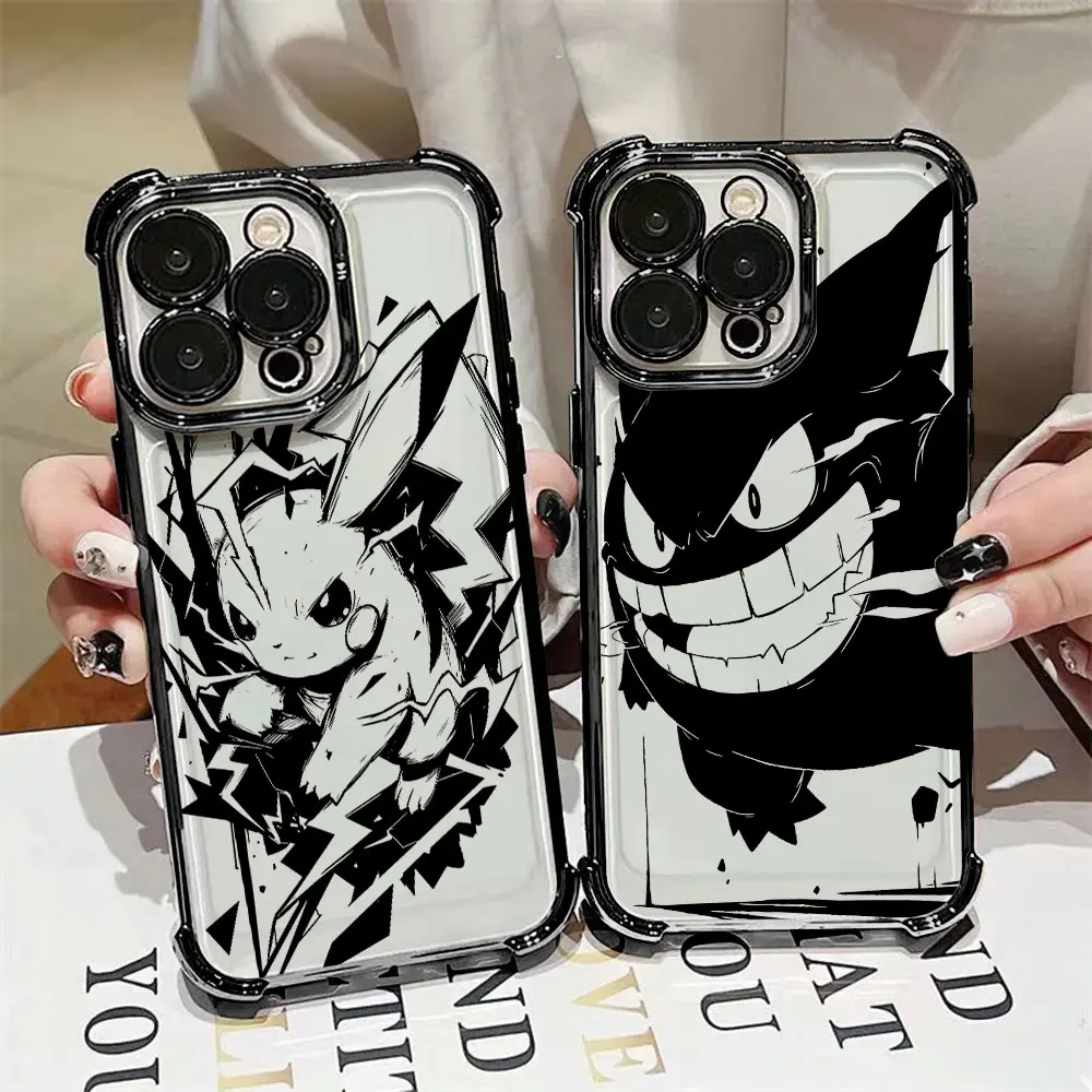 P-Pikachu G-Gengar P-Pokemons Kunst-Handyhülle für Xiaomi 17T Pro 15T 14T 13 15 F8 Ultra Poco X7 F7 X3 X6 F5 M7 M8 Pro Max Cover