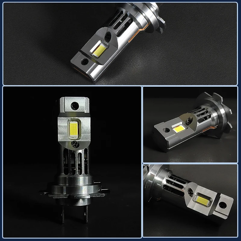 2 Buah Lampu Depan Mobil LED Ukuran 1:1 LED H7 Plug And Play Bohlam Lampu Depan Mobil 60W 60000LM 6500K untuk Lampu Mobil