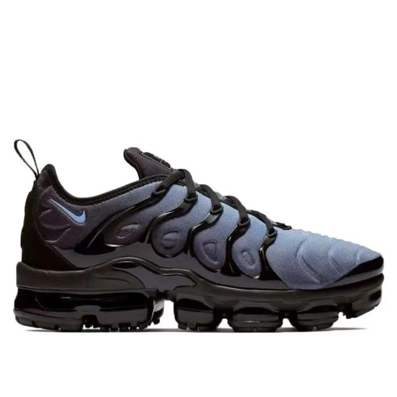 Nike Vapormax Plus Herren- und Damen-Laufschuhe, bequeme, tägliche, niedrig geschnittene Laufschuhe, langlebig, stoßdämpfend, Weiß, Blau