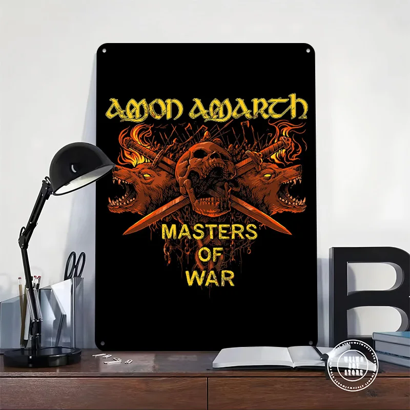 Masters of War Artwork Printed Poster Customized Retro Wall Art Vintage Metal Tin Signs for Home Bedroom Decorations Wand Deko