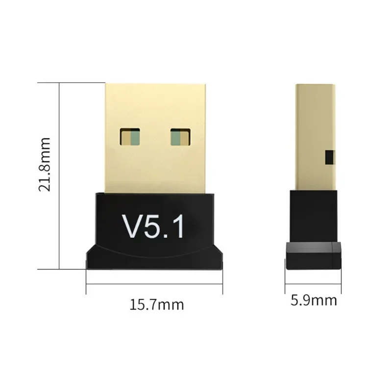 Bluetooth-kompatibel Adapter 2,4 GHz Bluetooth Sender DC5V Musik Audio Adapter für Desktop-Computer für Laptop PC