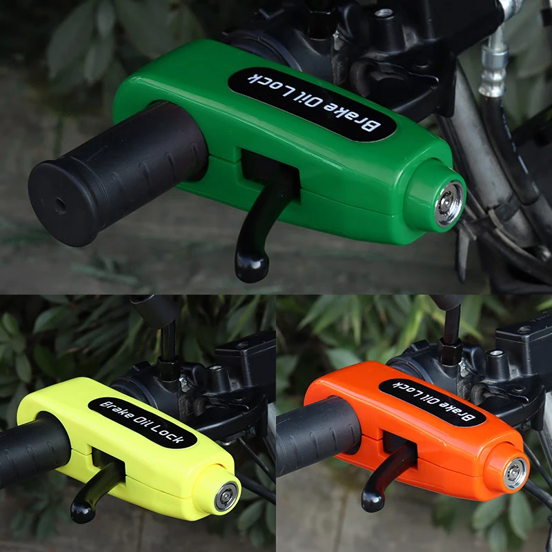 Motorcycle Handlebar Lock Electric Vehicle Scooter Bicycle Safe Anti-theft Accelerator Brake Lock Motorcycle Accessories