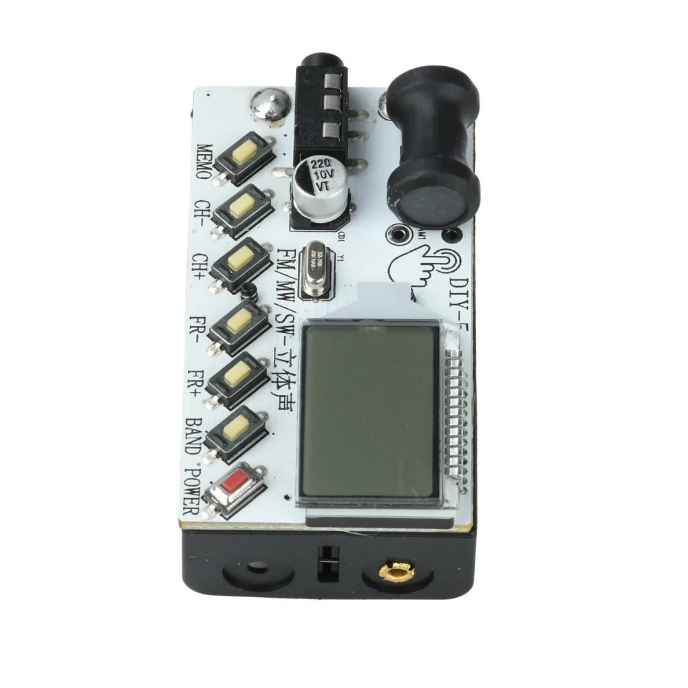 87–108MHz FM MW SW Multi Band Radio Module Medium Wave Shortwave FM Receiver 12/24H Clock Auto Scan Station Save Low Power
