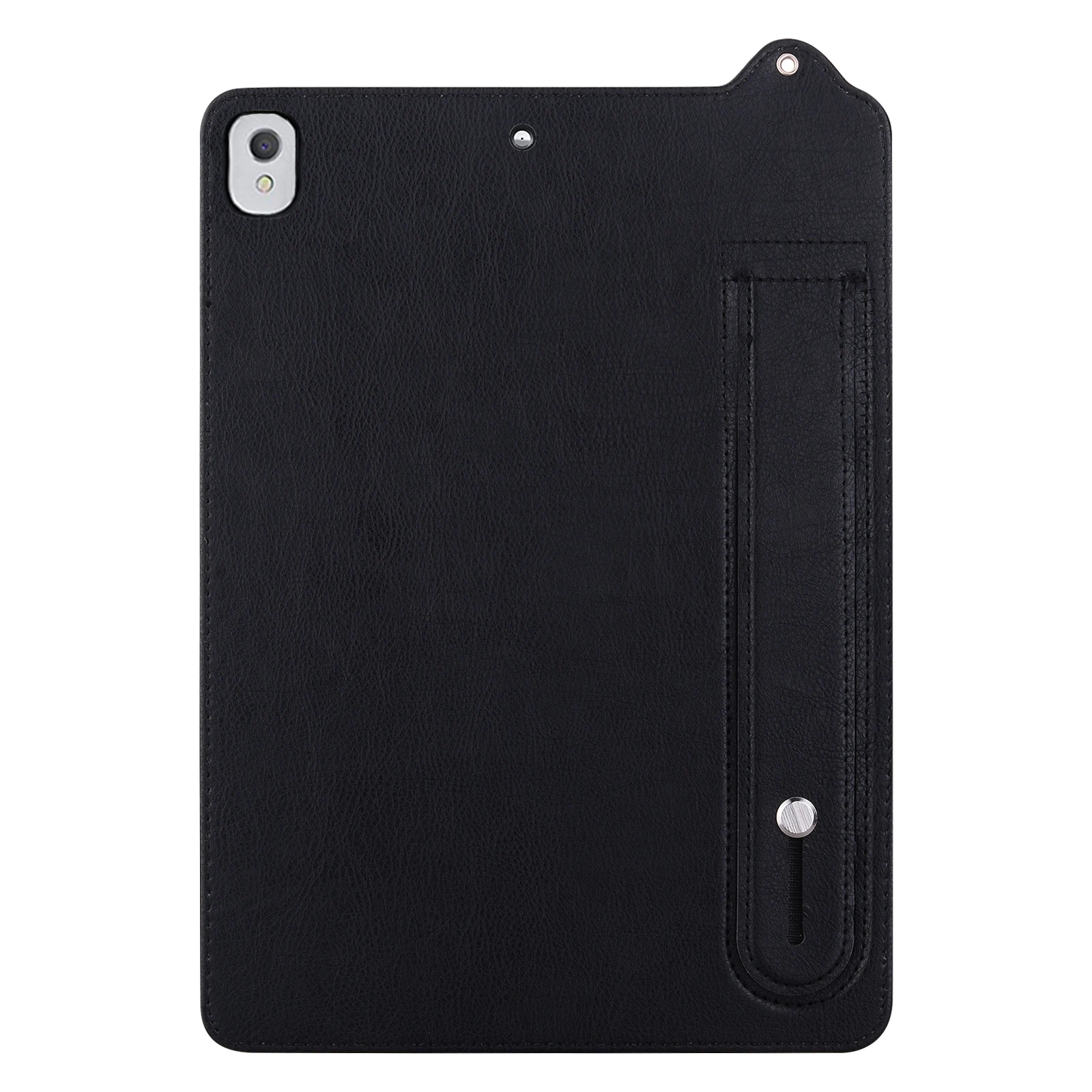 TPU+leather computer protective Back Cover For Apple iPad 9.7 2018 9.7" shockproof Wrist strap holder Tablet protective cover