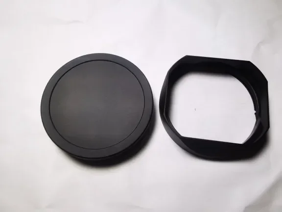 Capa de lente quadrada de metal para fujifilm fujinon xf 33mm f1.4 r lm wr lente em fuji xt4 xt3 xt2 xt30ii xt30 xt20 xt10 xe4