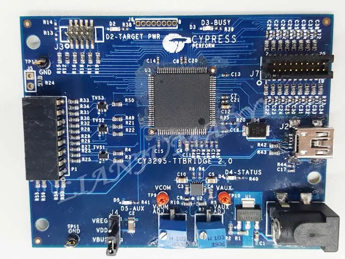 

CY-PR-SS Test Board CY3295-TTBRIDGE 2.0 Original Firmware Development, Debugging and Burning Test