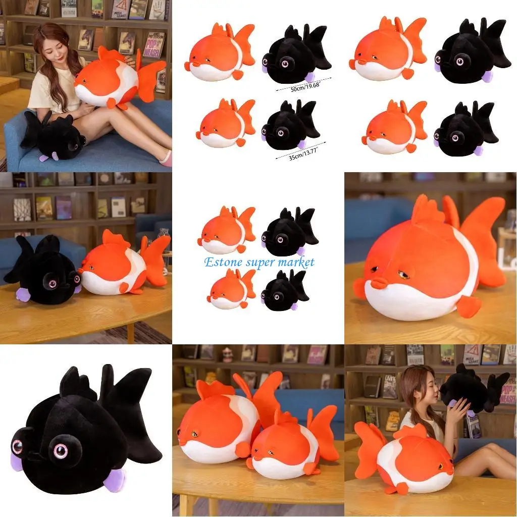 

090B 14/20in Plush for Doll Stuffed Flatfish Sofa Toy Girlfriend Birthday Valentine G