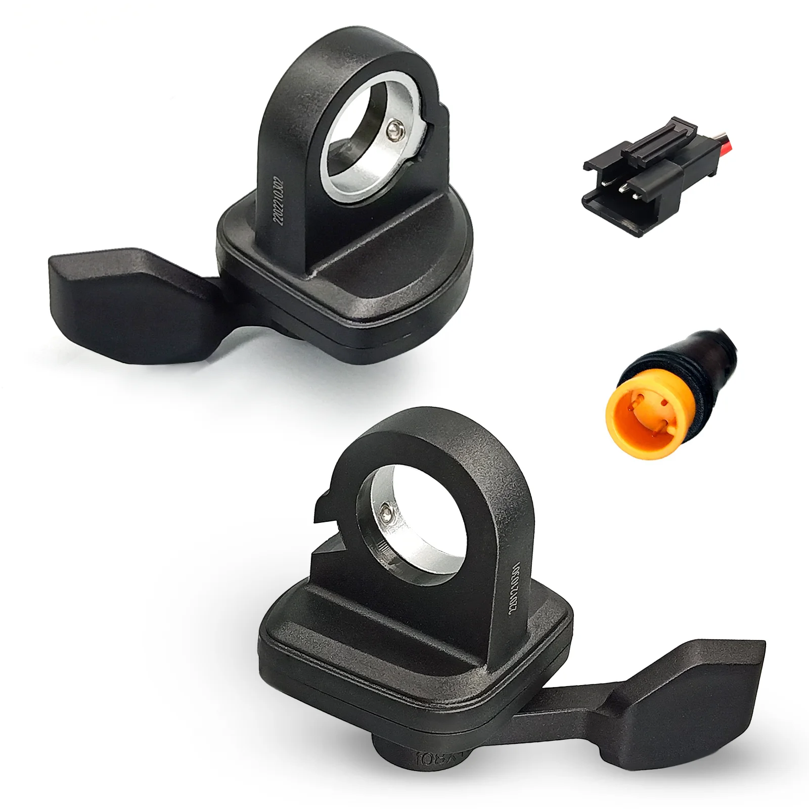 AliExpress NONE WUXING 108X finger throttle 24V 36V 48V 60V 72V universal voltage left and right thumb throttle Ebike thumb throttle electric sc