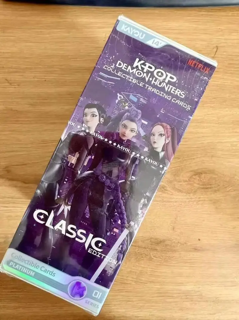 Hot Official Authentic Kayou Kpop Demon Cards Classic Edition Collectible Trading Card Game Box Anime Hobby Toys Gift view 4