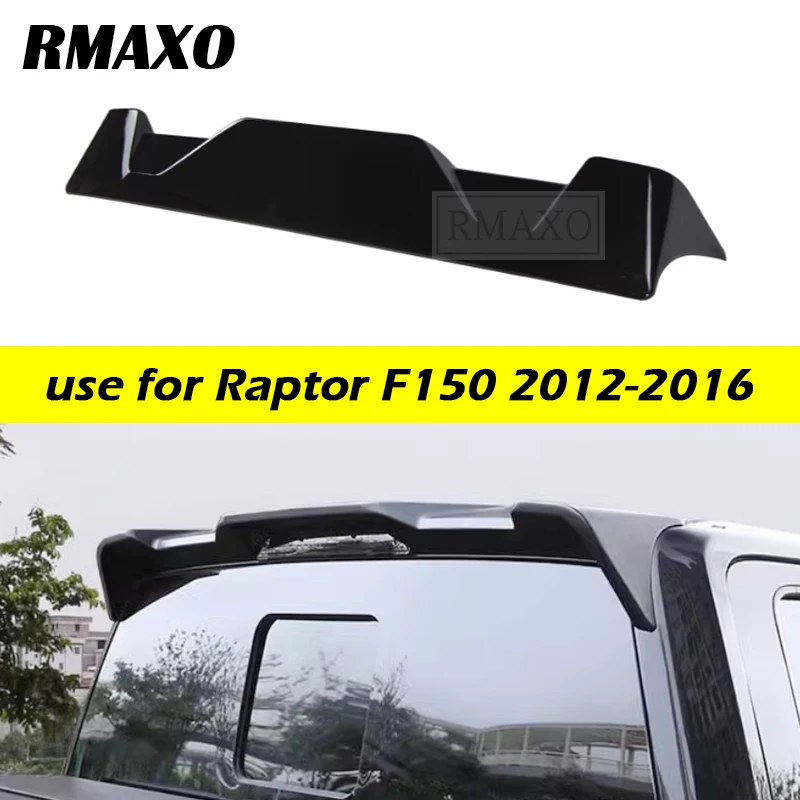 

For Ford Raptor F150 2016 to 2020 Car Accessories ABS Plastic Unpainted Color Rear Lip Spoiler Wing Trunk