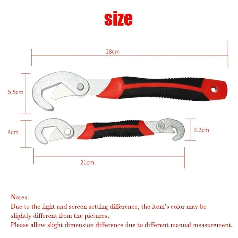 Tools Wrench Stainless Wood Steel Universal Universal Wrench Wrench Tools Non-slip Multi-function Mechanic For Pipe Hand Working