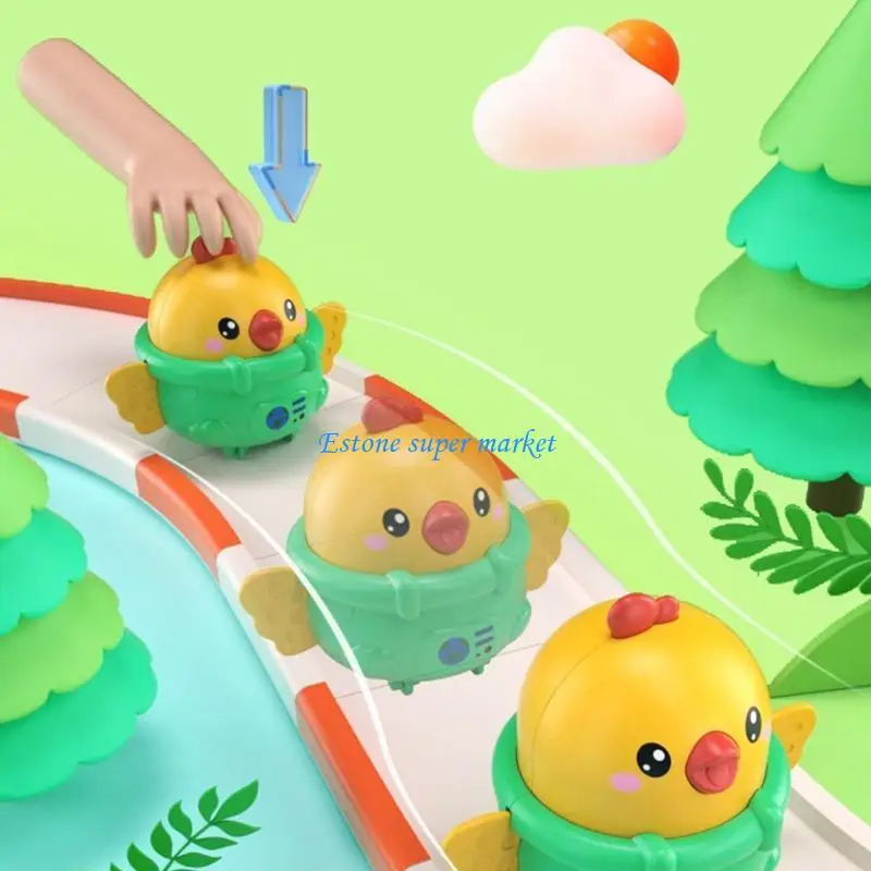 090b Press & Sliding Car Windup Spielzeug Baby Trägheit Mini Auto Spielzeug Vorschule Weihnachtsgeschenk