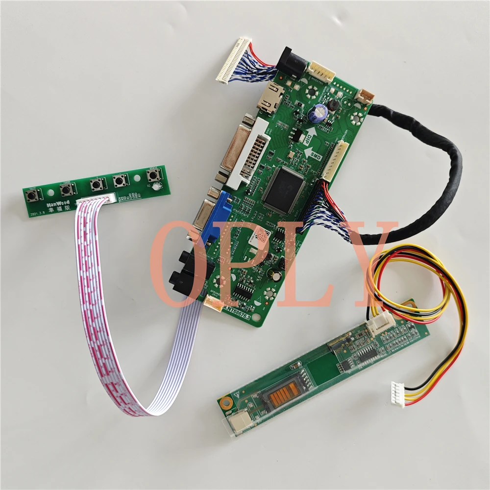 

Kit for LTN141XA QD14XL20 LCD Panel Screen 1024X768 LED monitor HDMI-compatible VGA DVI M.NT68676 Controller board