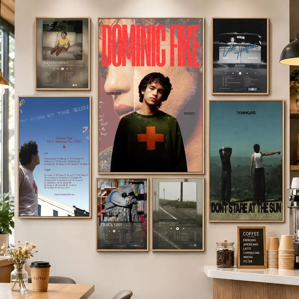 Music Dominic Fike Alt Pop Poster PP Decorative Poster Water-Resistant Print Apartment Dorm Office Cafe Gift