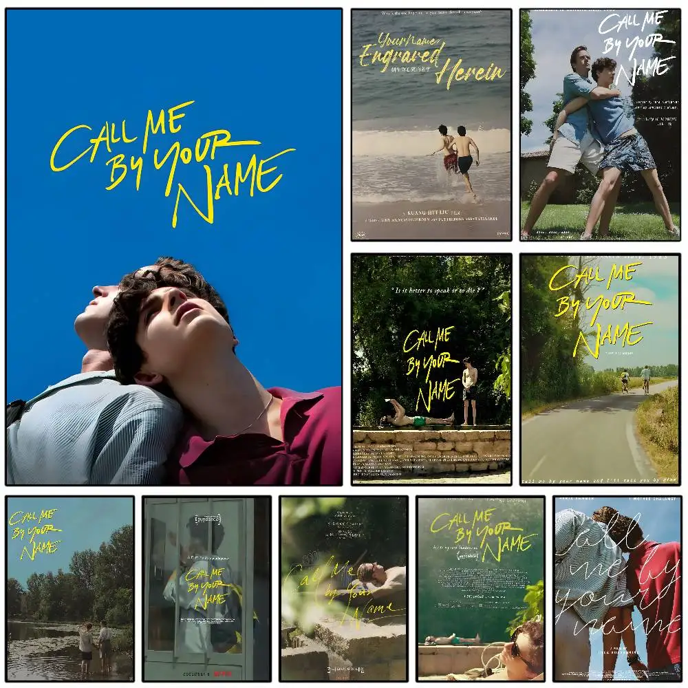 C-Call Me باسمك ملصق فني مع مطبوعات هدية تزيين غرفة النوم وغرفة المعيشة