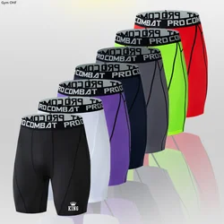 Men's Brand Fitness Shorts Running Breathable Boxer Football Shorts Exercise Tight Sports Gym Training Shorts MensDry Fitness