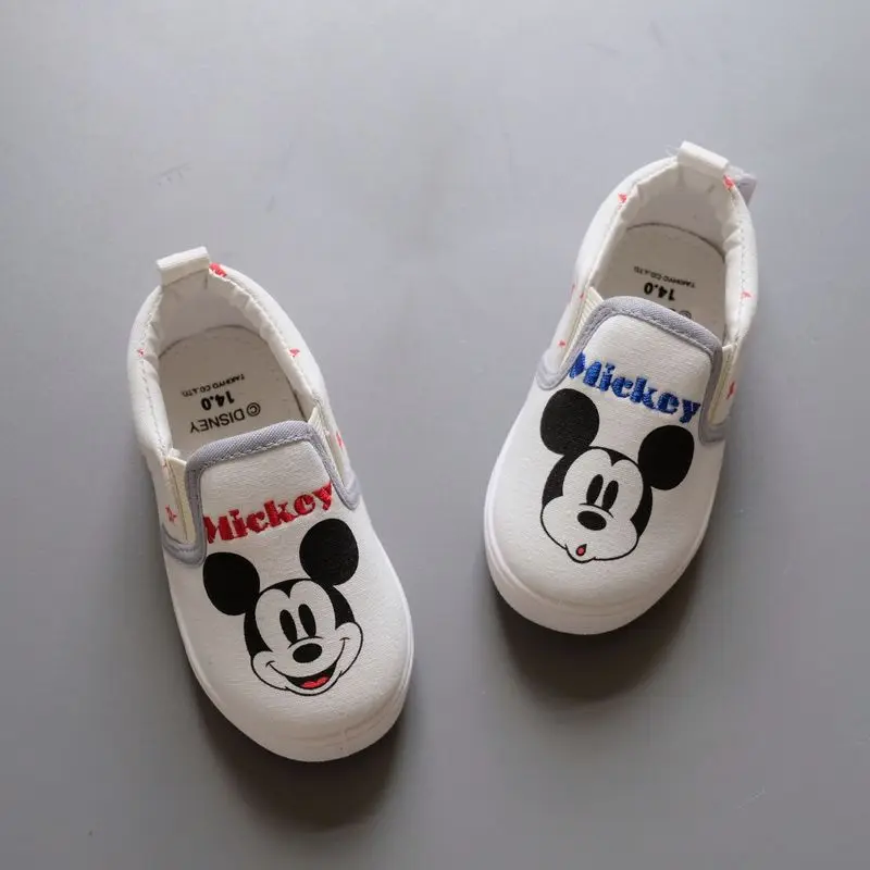 Disney Lightning Mcqueen Shoes Kids Mickey Casual Sneakers Girls Frozen Tennis Shoes Anime Minnie Sport Shoes Running Shoes