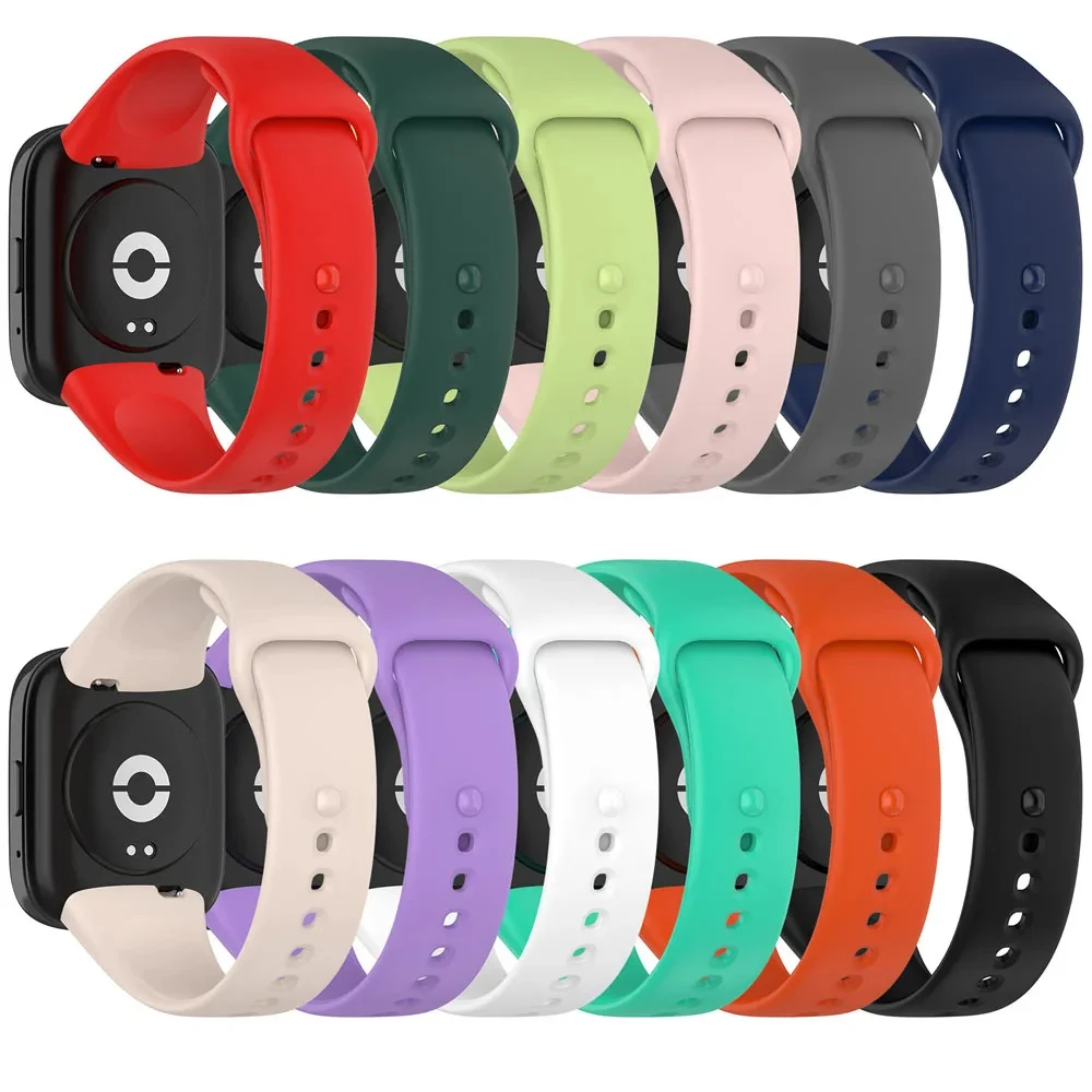 Original Silicone Strap+Case For Xiaomi Redmi Watch 3 Active smartwatch Wristband Sport Bracelet correa Redmi watch 3 Lite Band image 3