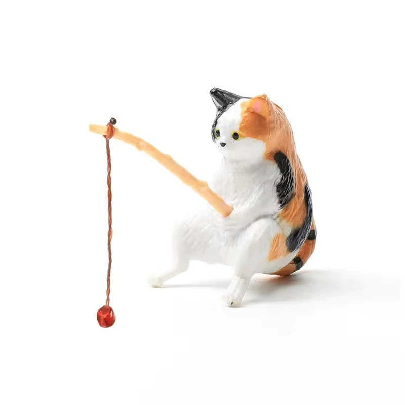 1PC Small Fishing Cat Creative Aquarium Decoration Aquarium Accessories Fish Tank Accessories Aquarium Accessories Decoracion image 6