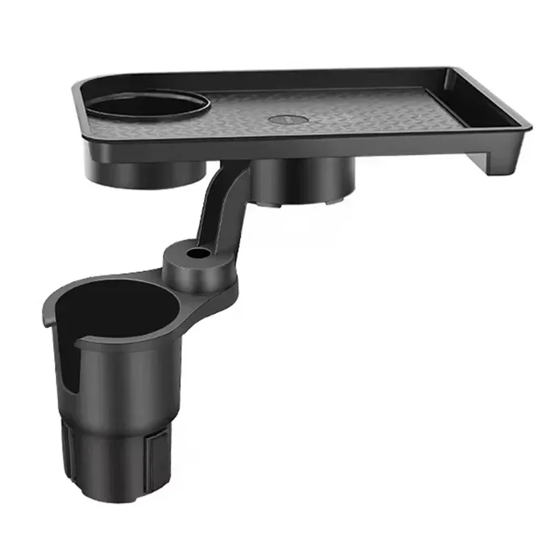 

High Quality Universal Car Cup Holder Tray - 360 ° Rotating Adjustable Dual Cup Organizer