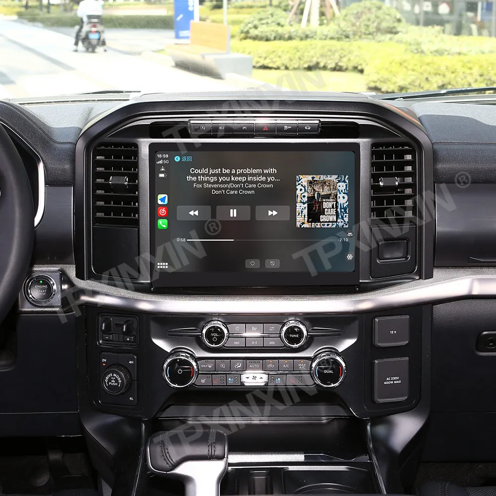 13.3 بوصة شاشة أندرويد 13 راديو لفورد F150 SYNC4 2022 2023 2024 تسلا نمط سيارة لتحديد المواقع نافي مشغل وسائط متعددة رئيس وحدة الشاشة #3