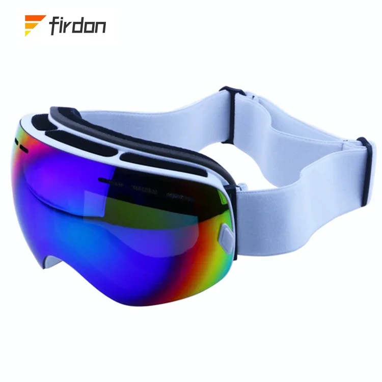 Anti-fog UV400 factory custom snow boarding goggles