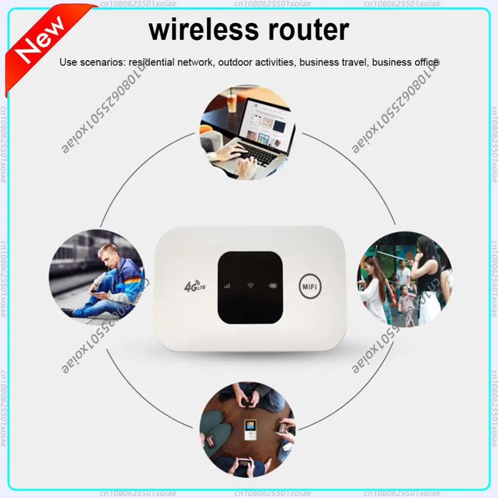 

4G Lte Router Wireless Wifi 150Mbps Pocket Hotspot with SIM Card Slot Repeater 2600mah Outdoor Portable Mobile Router Modem