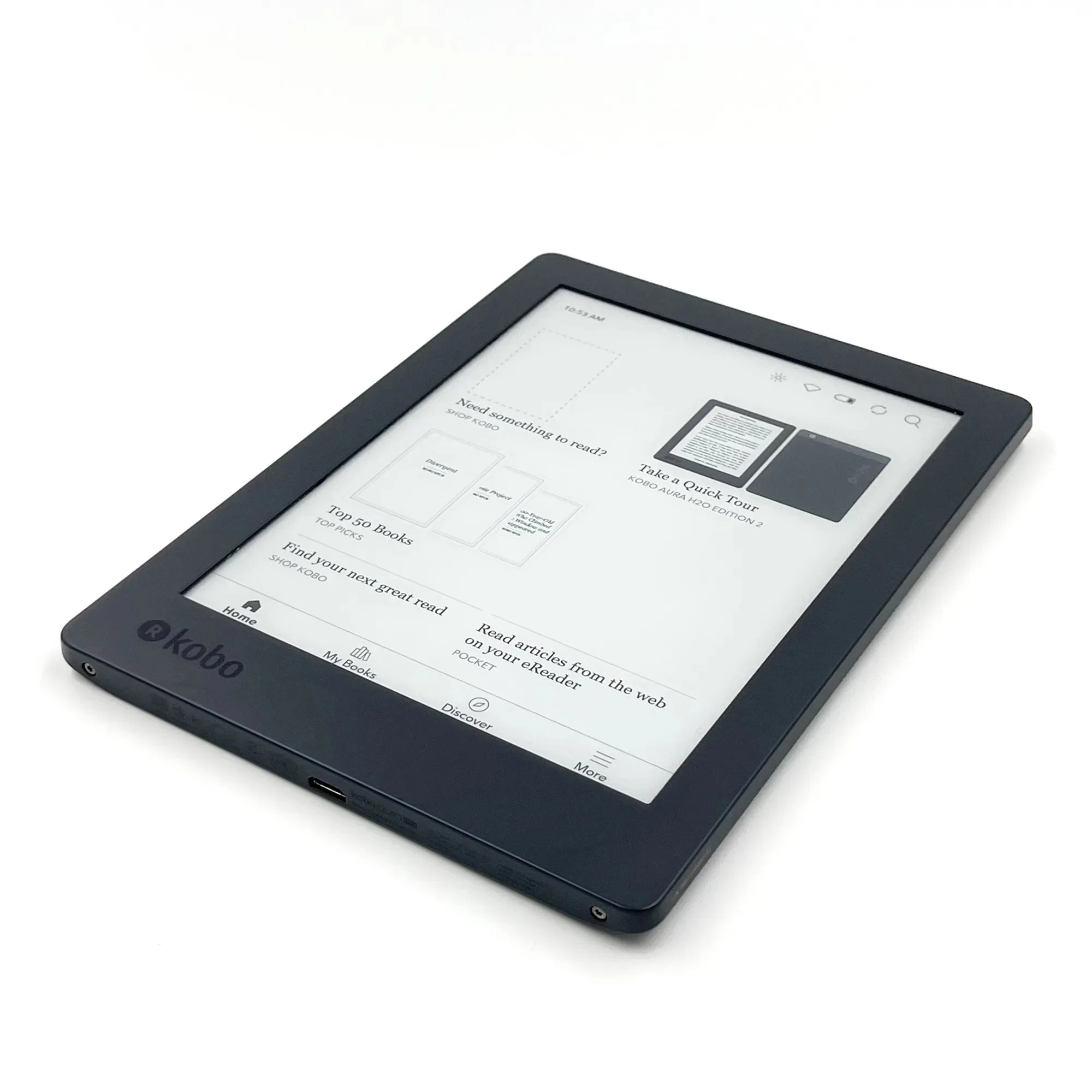 KOBO Aura H2O edition2 6.8 بوصة N867 كوبو قارئ إلكتروني حبر إلكتروني IPX8 مقاوم للماء 1440x1080 قارئ إلكتروني محمول 8G كتاب إلكتروني