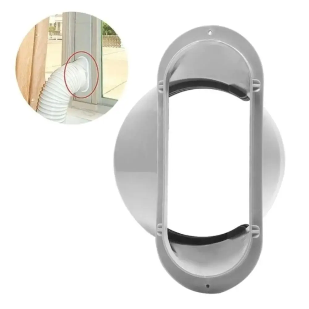 Flat Hose Hose Adapter Portable Coupler Air Conditioning Hose Adapter Vent Tube Exhaust Nozzle Exhaust Hose Adapter