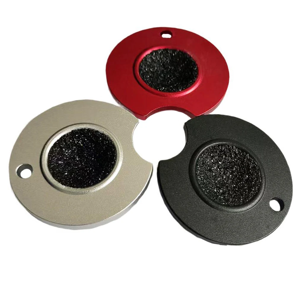 

2 шт., формирователь наконечников для бильярда, 44,5x7,5 мм, алюминиевая круглая шлифовальная машина с кожаной головкой для инструмента для полировки наконечника бильярдного кия