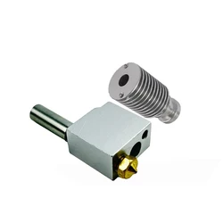 Original FLSUN SR Hotend Kit Super Racer Delta Part 4in1 Brass Nozzle Heatbreak Heat Block Throat Heatsink 3D Printer Accessory