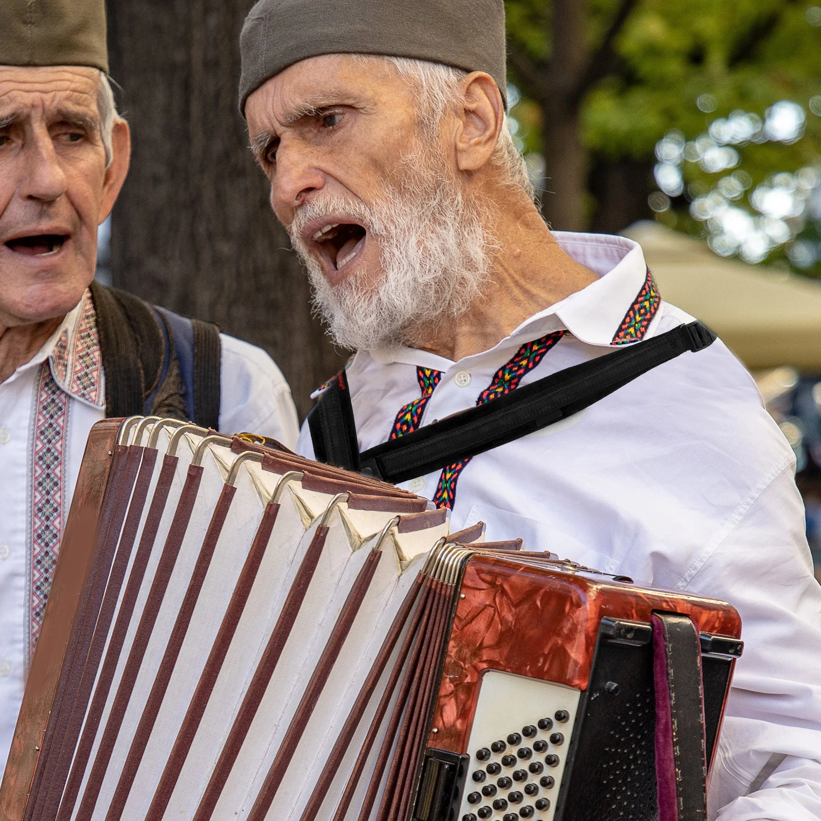 

Accordion Adjustable Harness Strap Ergonomic Shoulder Strap Practical Replacement Durable Instrument Accessory for Accordions