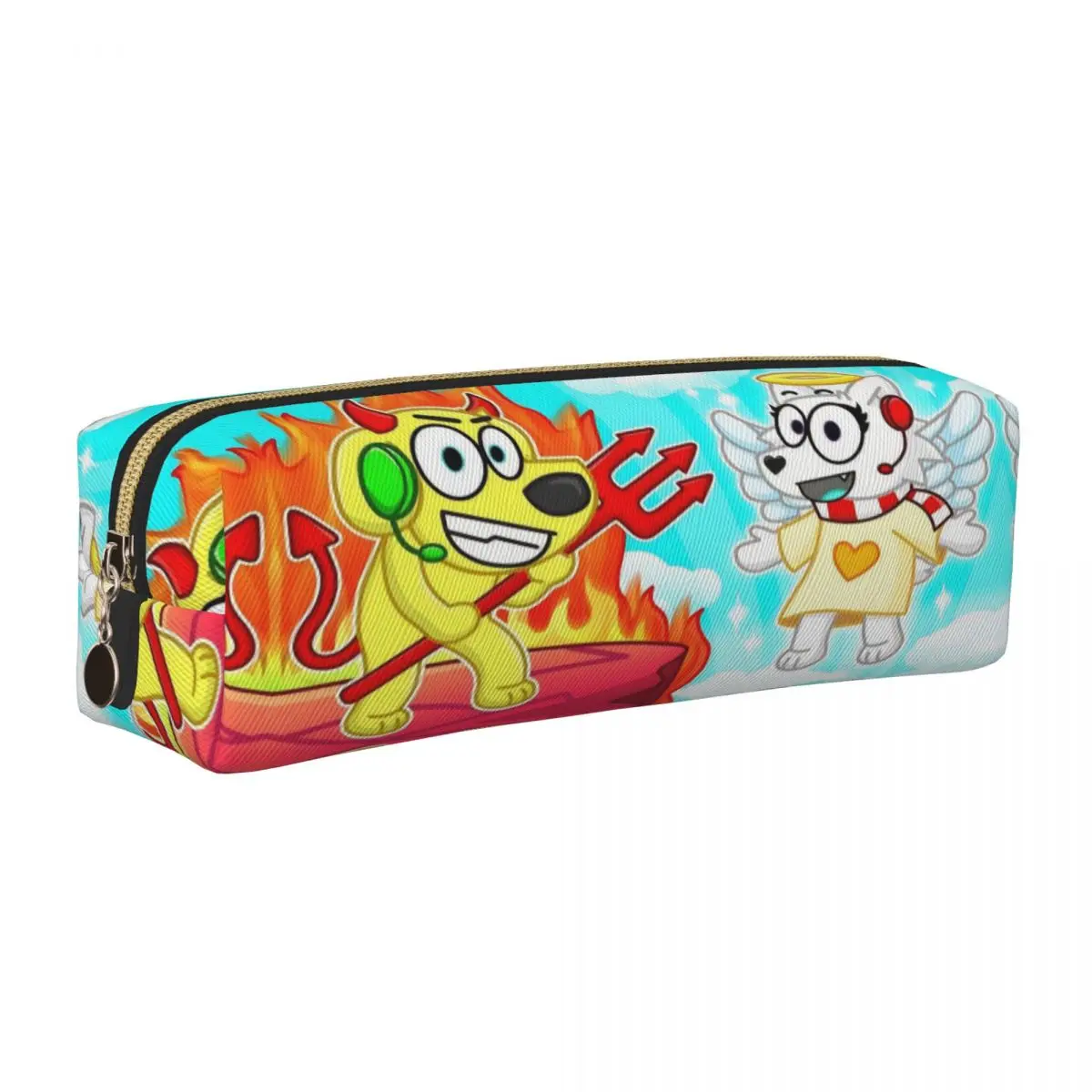 Tyler And Snowi Gaming Pencil Cases Fun Cute Cartoon Pen Box Bags Girl Boy Large Storage Office Cosmetic Pencilcases