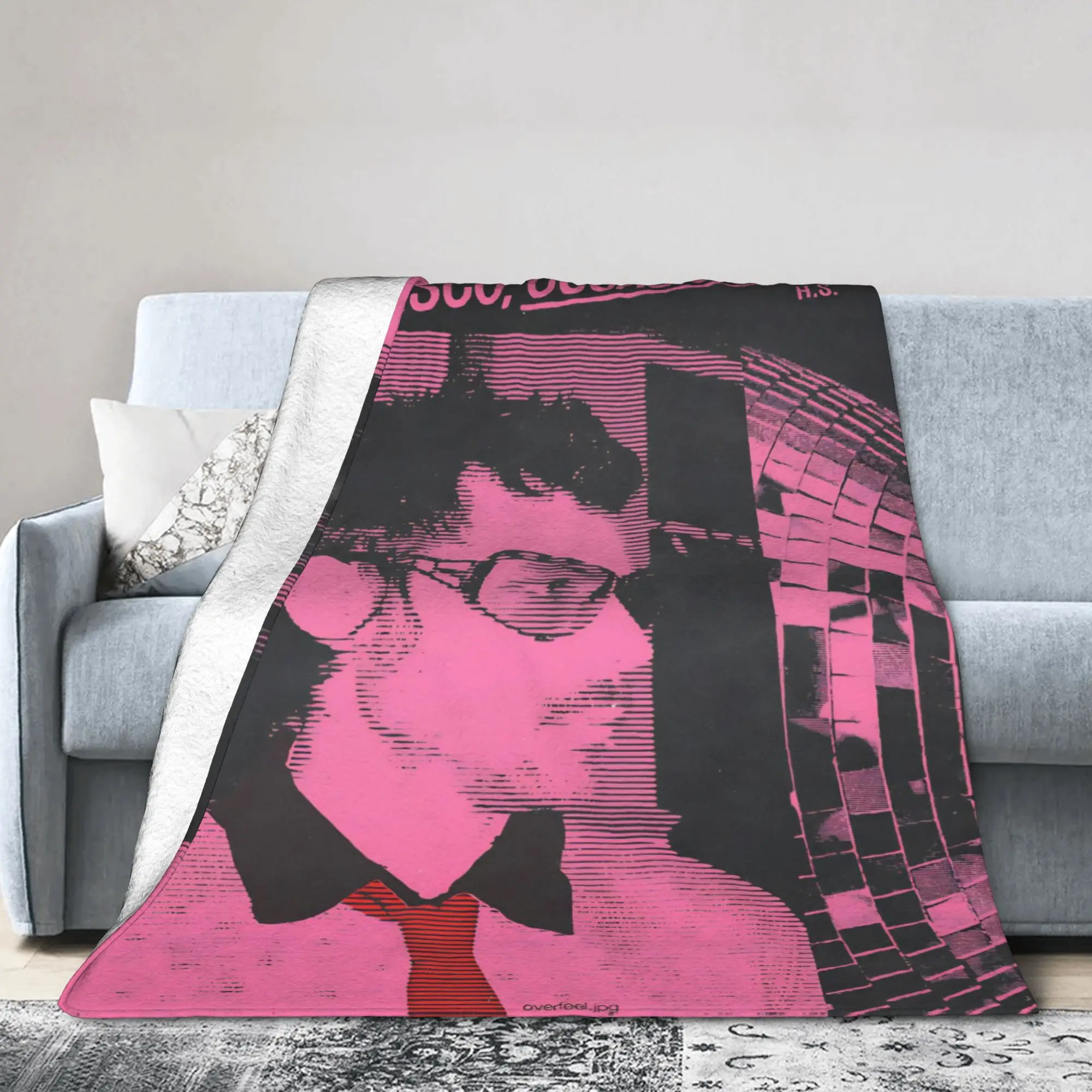 Kiss All The Time Disco Album Blanket Fleece Summer Air Conditioning Harrys Music Styles Thin Throw Blanket for Bedroom Throws