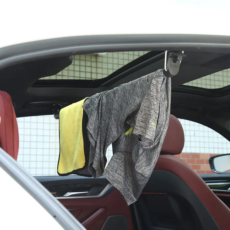 Car coat rack car retractable drying rod car travel self-driving clothes rack car drying rack hanging clothes rod