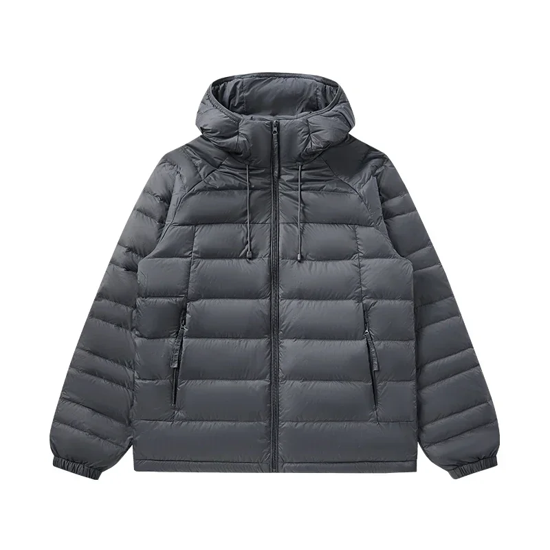 

Couple Lightweight White Duck Down Jacket for Winter Outdoor Trendy Comfortable Windproof Breathable Warm Down Coat Men Women