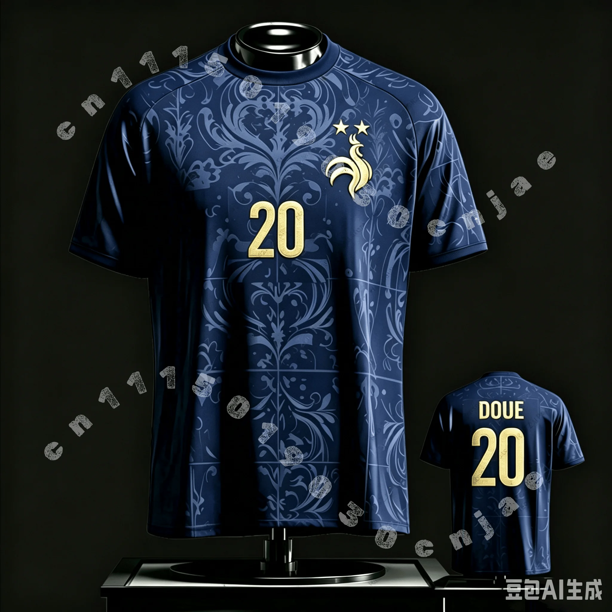 2026 France Fan Edition Jersey_T-Shirt_ Mbappé #10, Dembélé #7 — Kids, Adults, Men, Women, Sports & Casual Tops Sports T-shirt