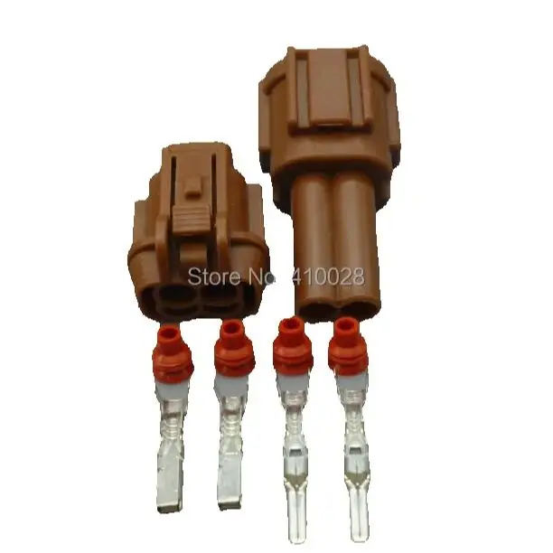worldgolden auto fog 2.2mm 3p male female lights plug waterproof car electric connector for nissan 6188-0553 6185-0866
