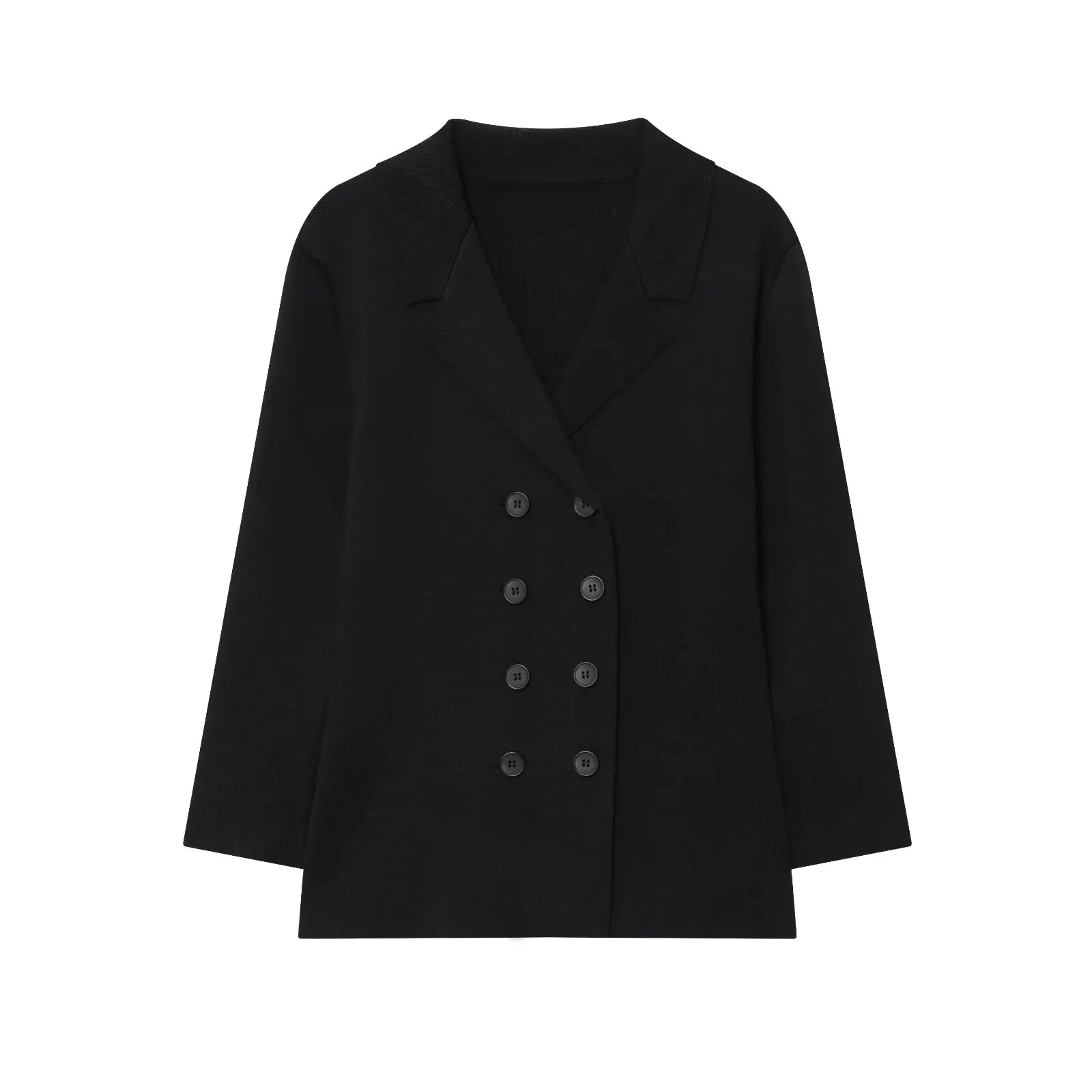 JNLEAOG otoño nuevo conjunto de falda Midi Jaet de punto de doble botonadura para mujer traje largo de dos piezas para ir al trabajo Sle Faionable
