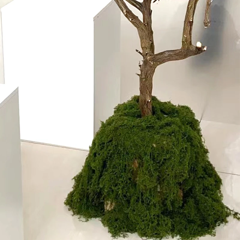 ca. 20 g künstliche Grünpflanzen, Polyester, Moosgras, Zuhause, Wohnzimmer, Garten, Dekoration, Mini-Landschaft, gefälschte Blumen, DIY-Handwerk – Detail 7