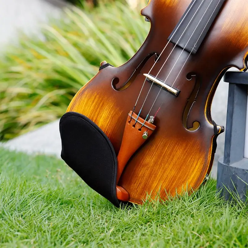 Adjustable Violin Shoulder Sponge Cover Protector Violin Chin Rest Pad for 3/4 4/4 Violin Accessories Easy to Use 69HD