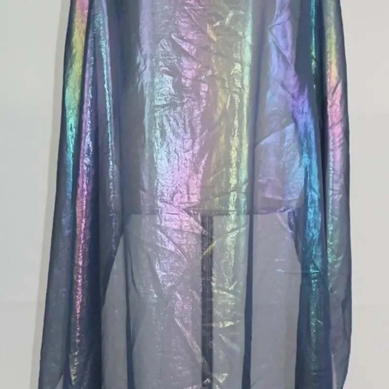 Bronzing Colorful Chiffon 30D Fabric Soft Breathable DIY Dress Fabric