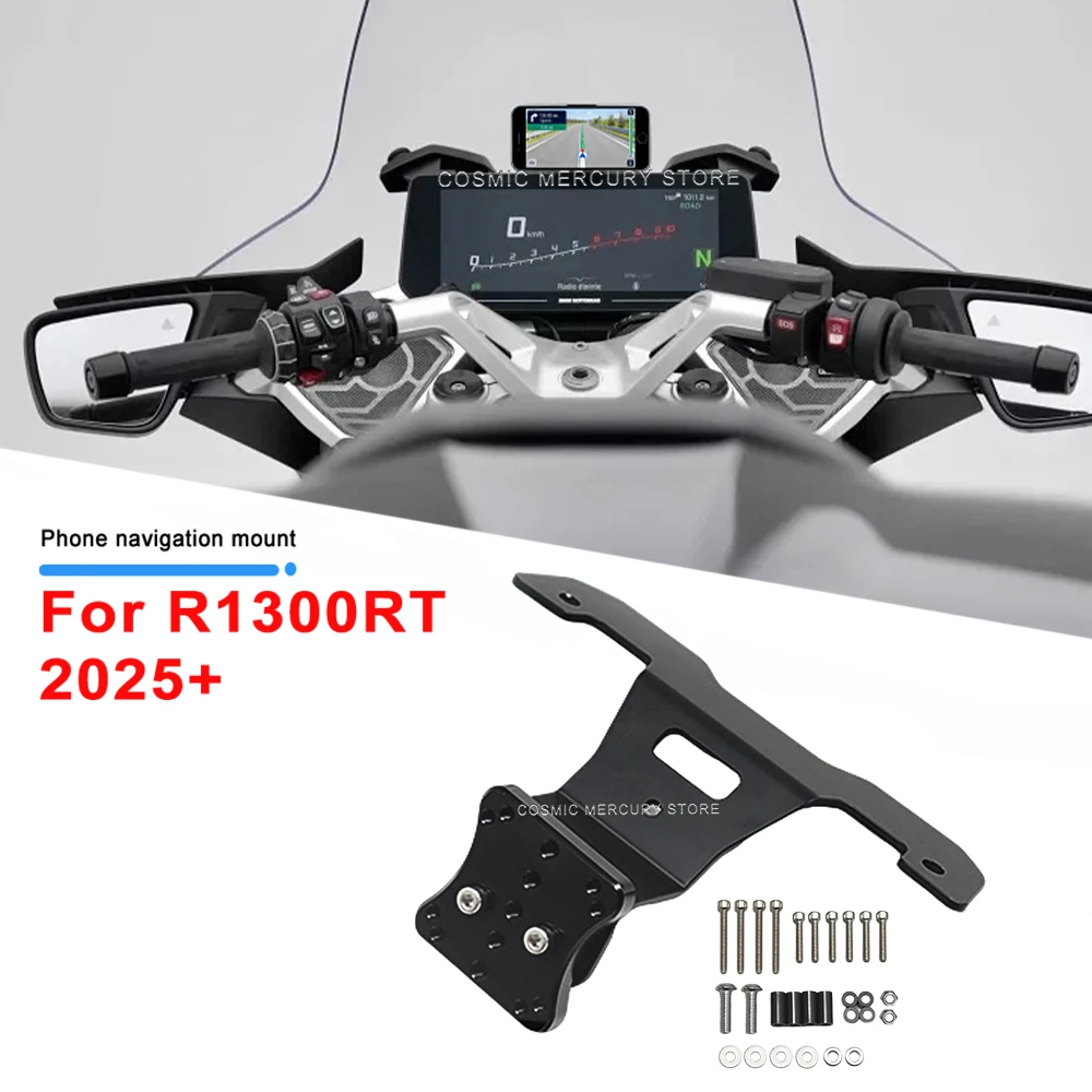 

For R1300RT 1300rt 2025 2026 New locomotive telephone bracket universal stable front navigation mounting bracket 1300rt