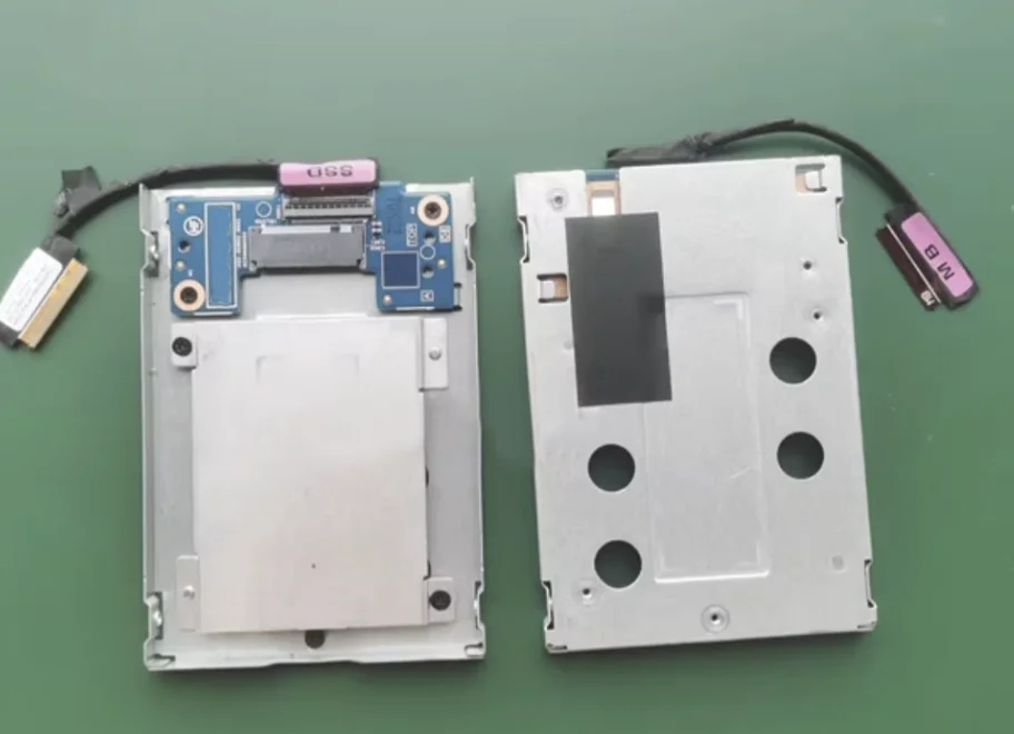 For Thinkpad T580 P52S 2.5 inch to M.2 2280 nvme pcie SSD caddy bracket with cable
