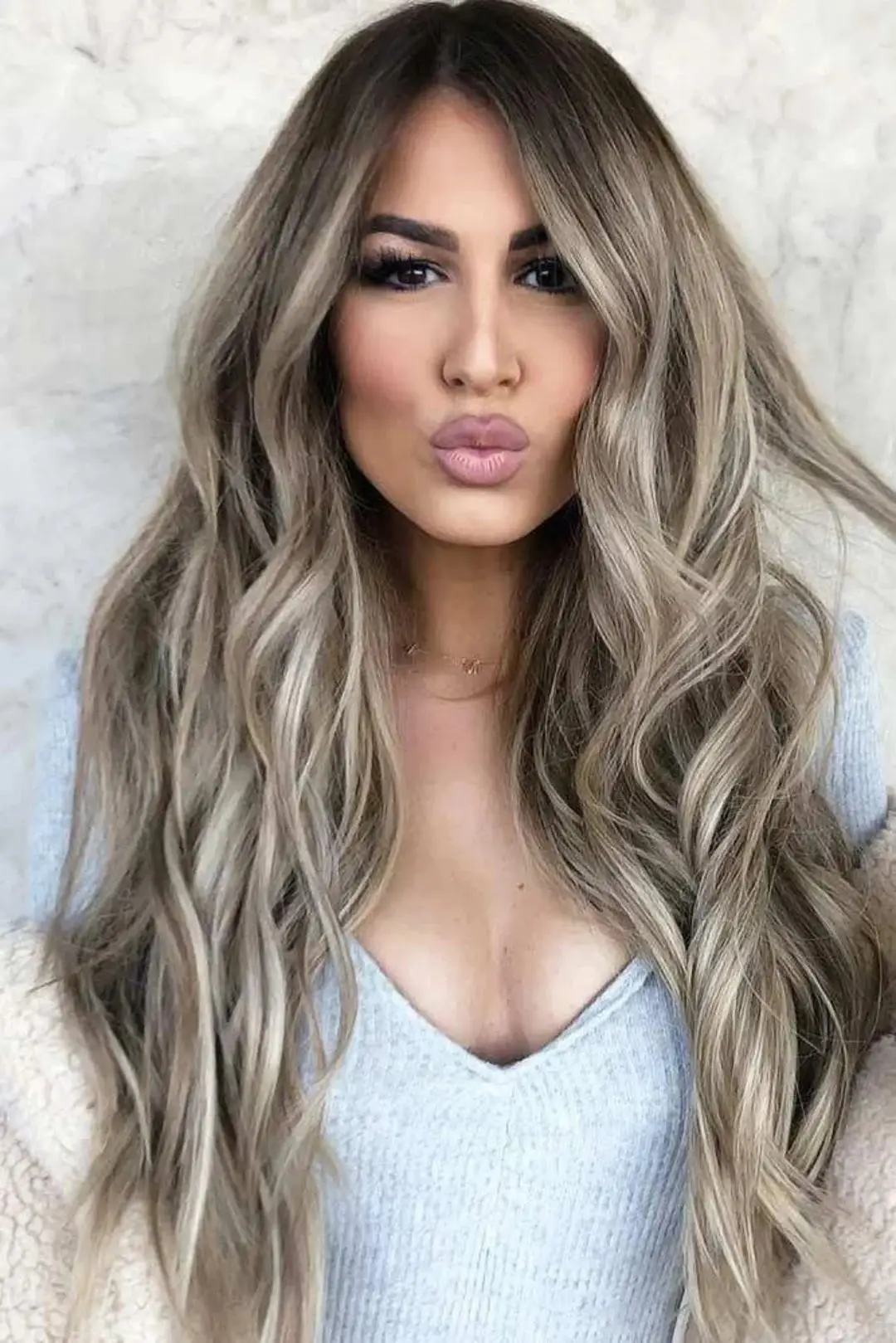 Luxury Full Lace Wigs Highlights Ash Blonde Balayage 100% Brazilian Virgin Human Hair 13x4 Lace Front Glueless Wig 150% Wavy