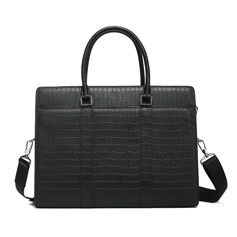 

New leather men's bag luxury handbag luxury anti-theft password lock men's briefcase shoulder bag crossbody bag