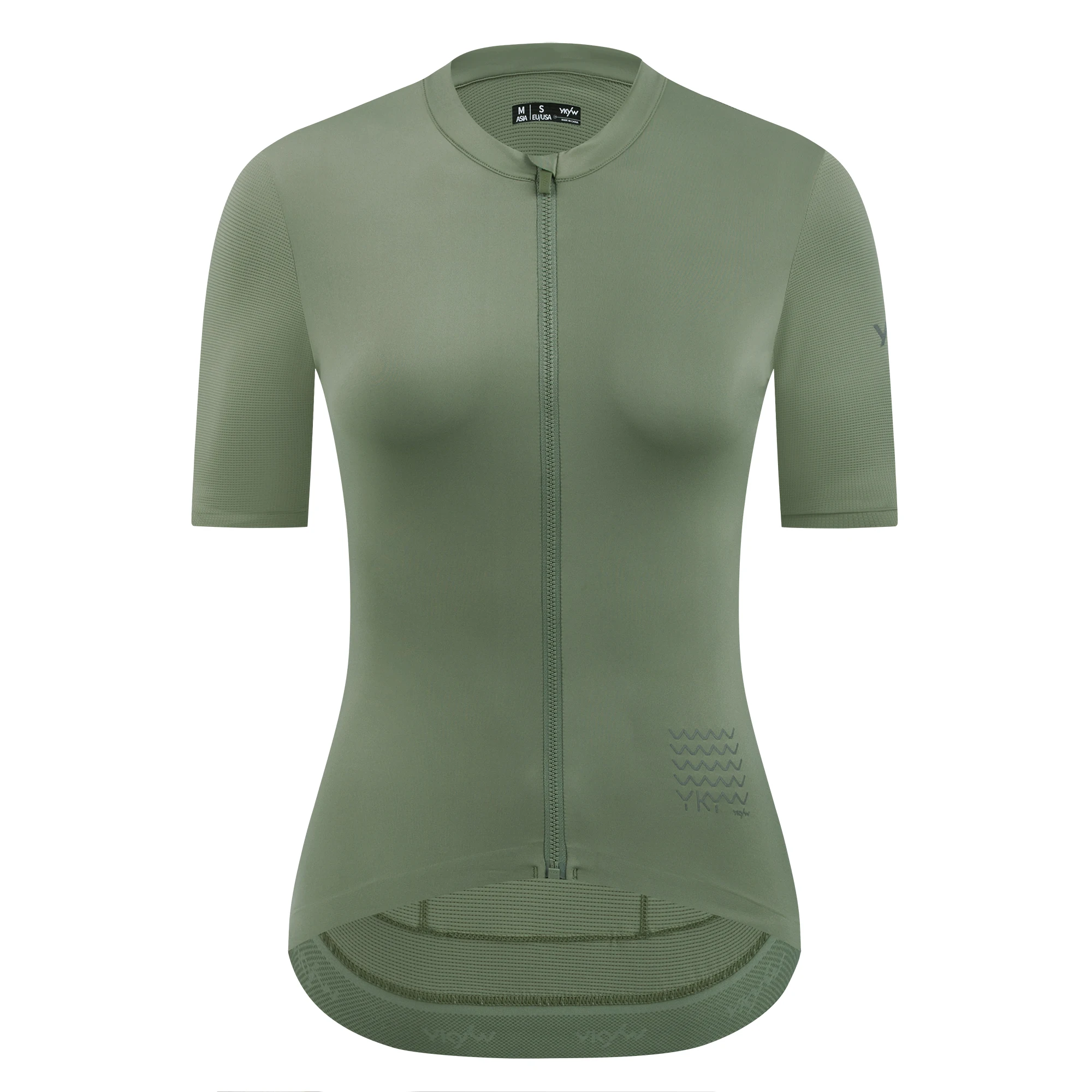 YKYWBIKE Damen Radtrikot Kurzarm Sommer Rennrad-Shirt Leichtes Fahrradshirt Maillot Rennbekleidung – Detail 2