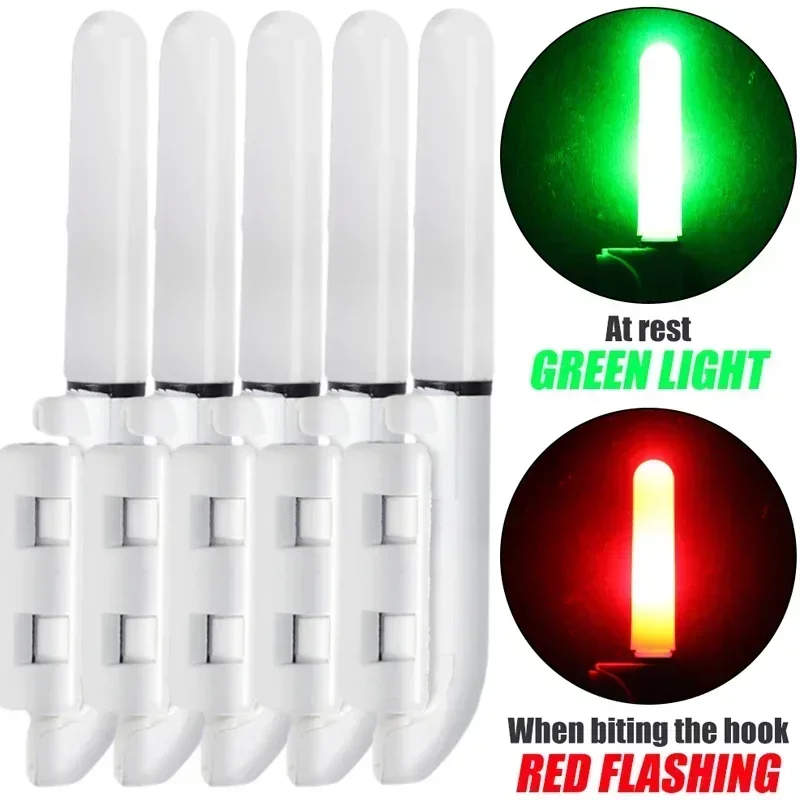 LED Abnehmbare Wasserdichte Angeln Elektronische Angelrute Leuchtende Licht mit CR425 Batterie Float Tackle Nacht Felsen Angeln Zubehör