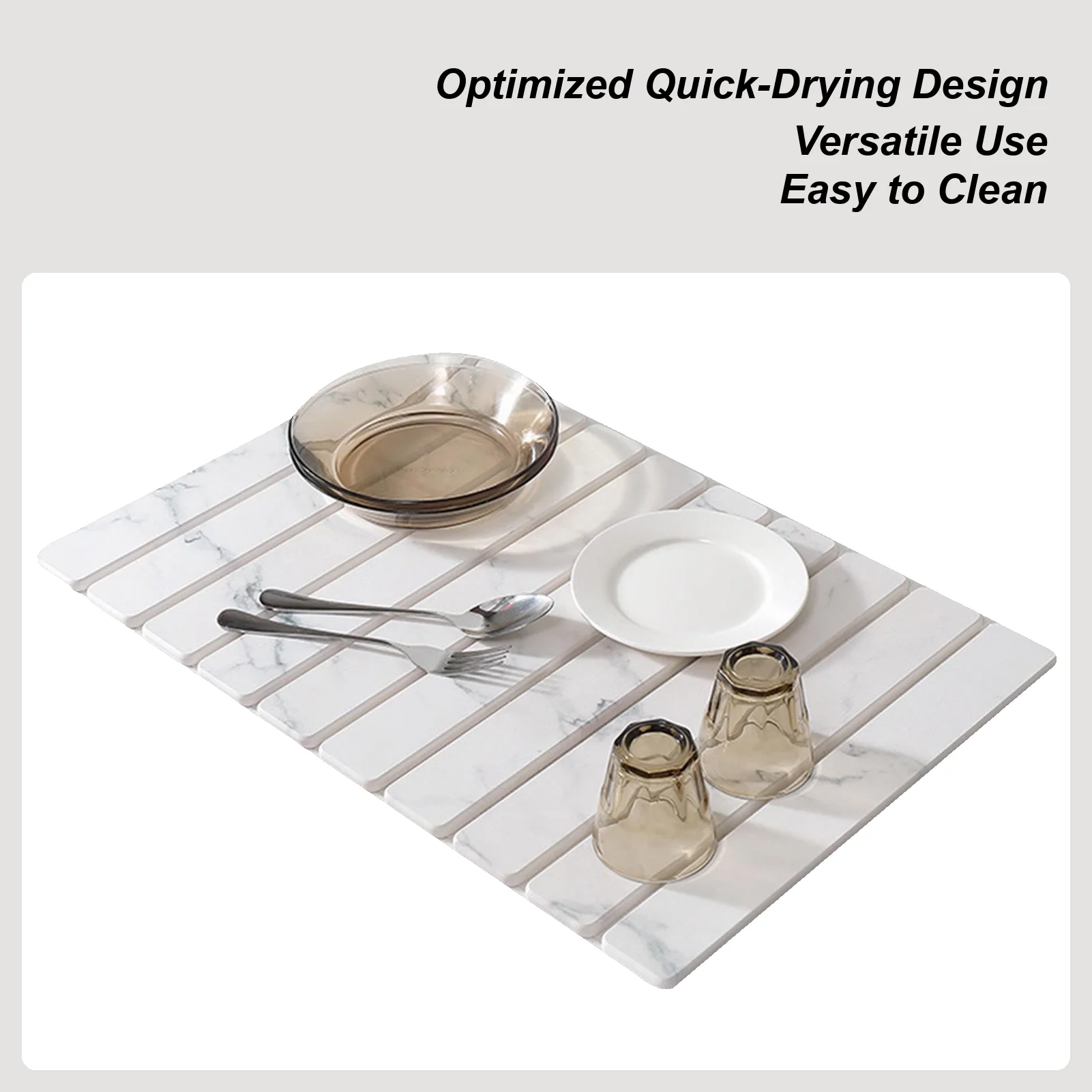 

Коврик для душа с диатомовой землей, складной маленький коврик для душа 16x12 дюймов, нескользящий быстросохнущий впитывающий коврик для ванны для раковины, стирки