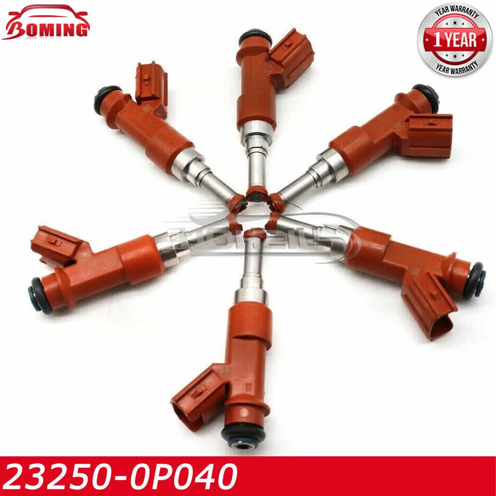 23250-0P040 Fuel injectors 6PCS For Toyota Avalon RAV4 Sienna Camry Highlander Venza For Lexus ES350 RX330 3.5L 05-10 2325031050